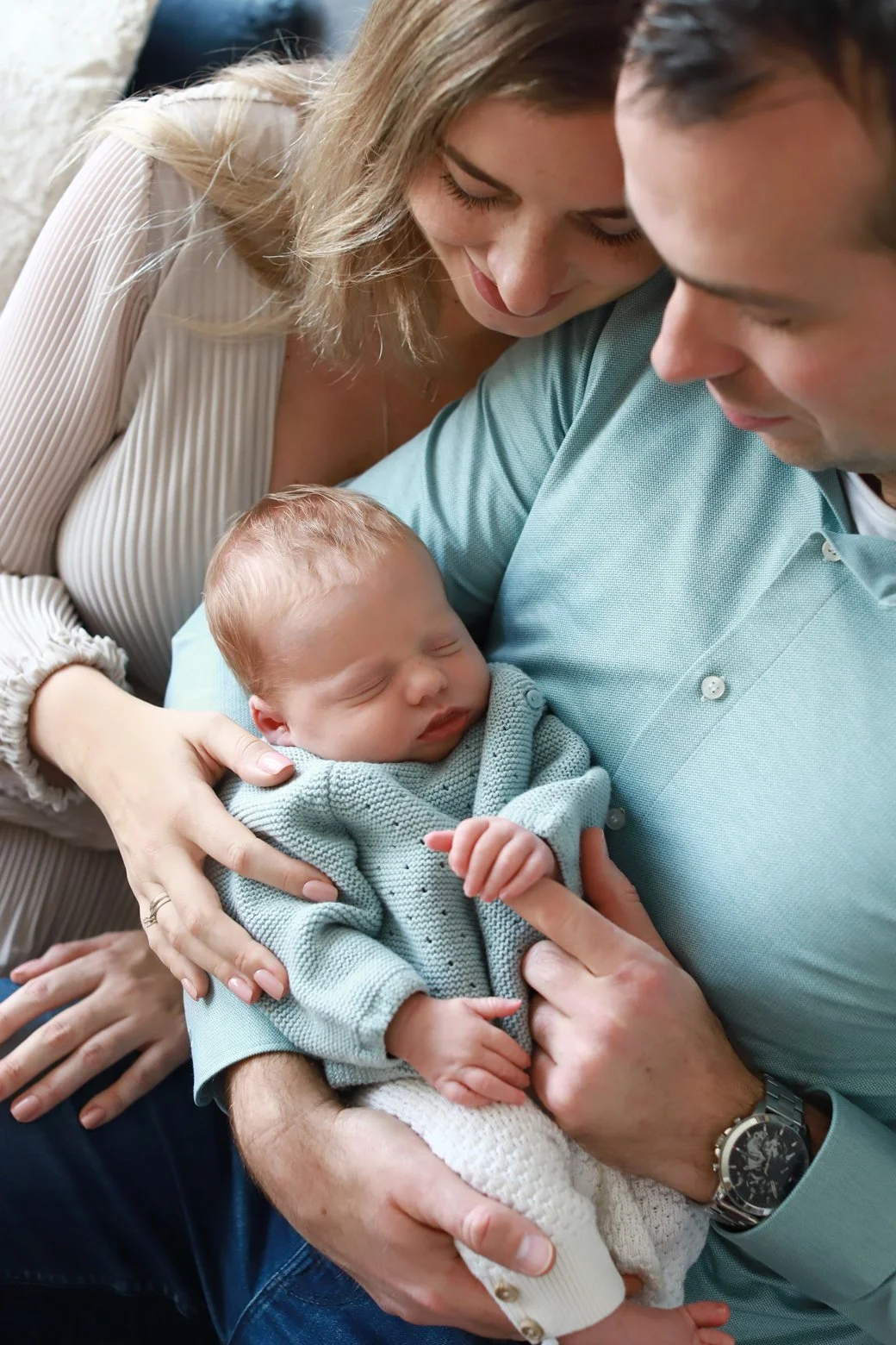 gezin baby fotoshoot