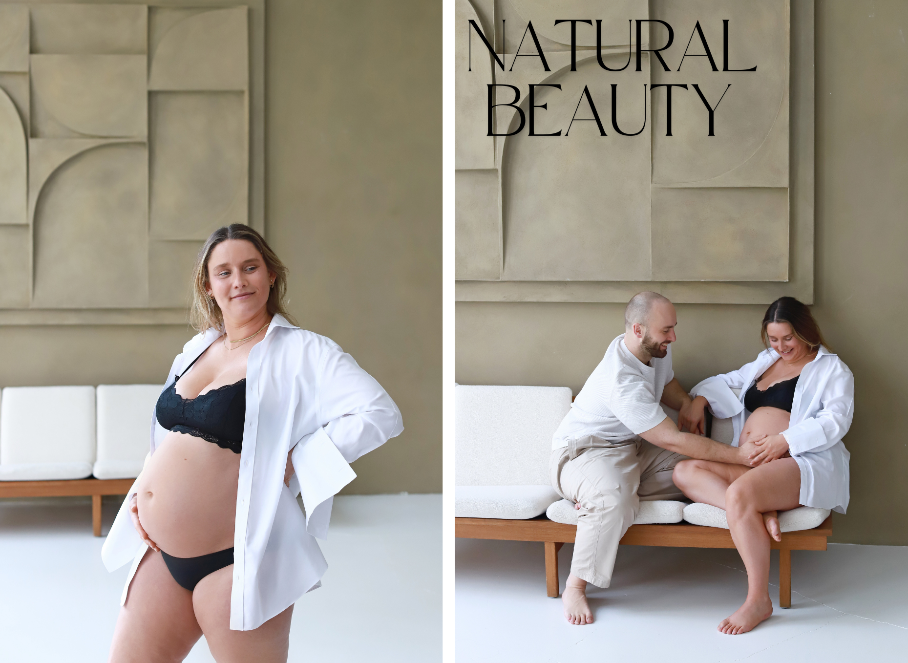 Fotostudio Atelier Oost Amsterdam zwangerschaps shoot