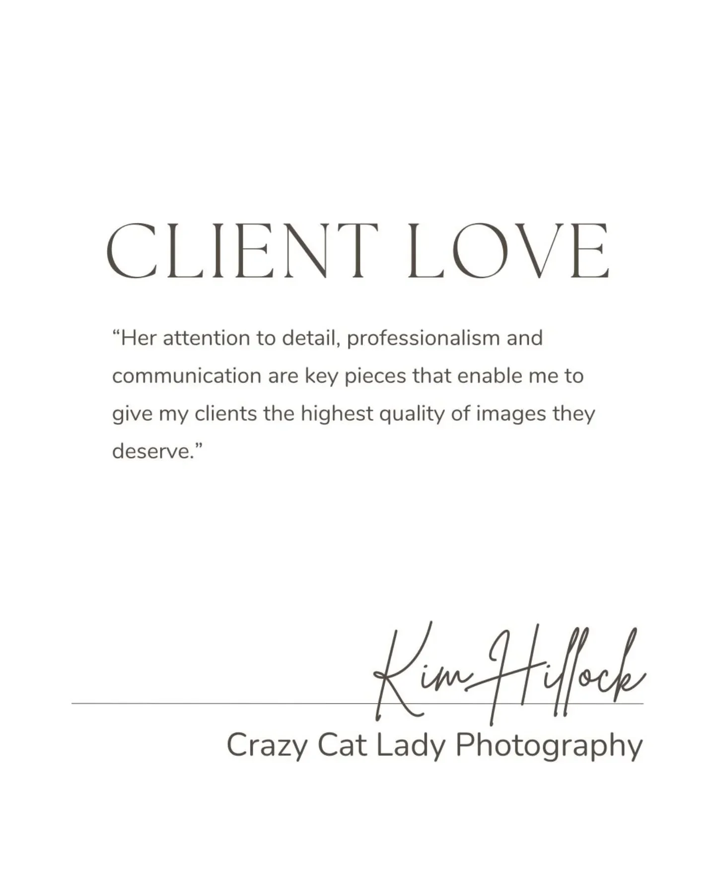 Same editor, every time. Partnership built on communication and attention to detail. You work with me every time, consistency you can count on.  www.trueedits.com

📷@crazycatladyphotography.ccl