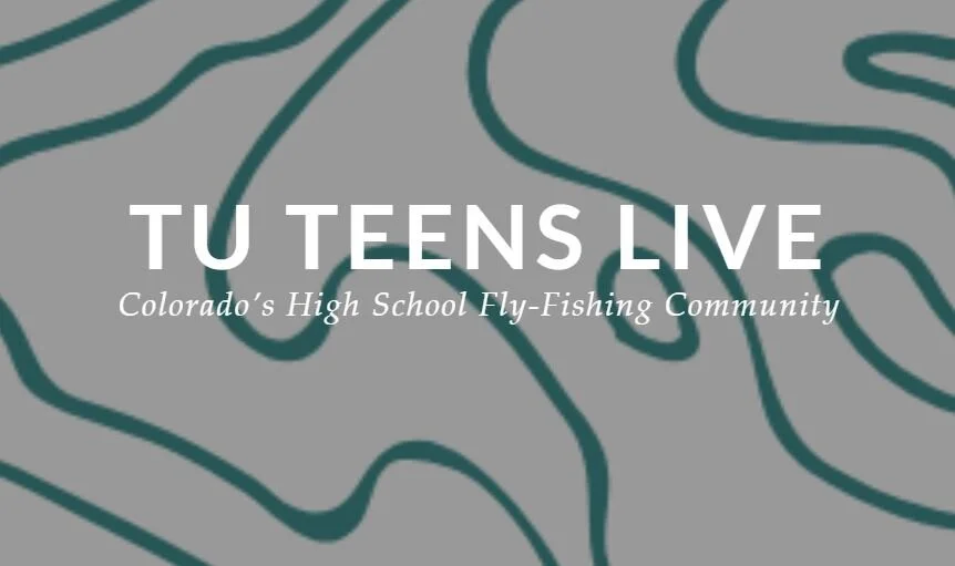 TU TEENS LIVE 1ST SESSION - DUANE REDFORD WINTER FLY FISHING