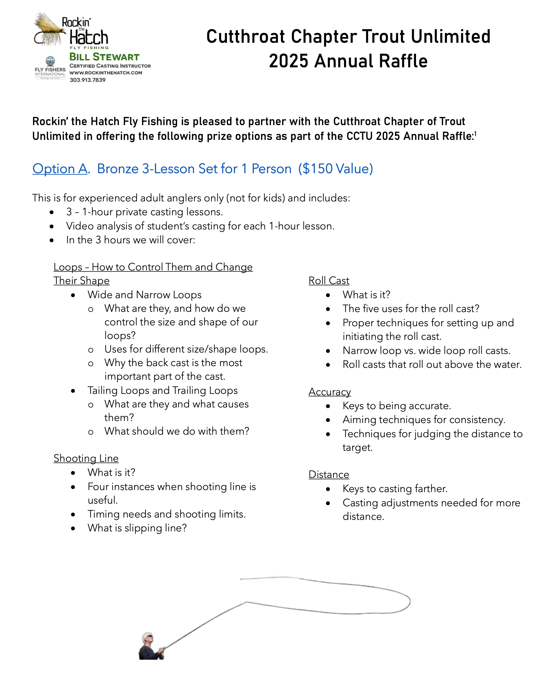 #023 • ROCKIN' THE HATCH CASTING THREE-LESSON CERTIFICATE