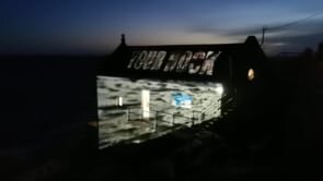 Porthleven projection installation