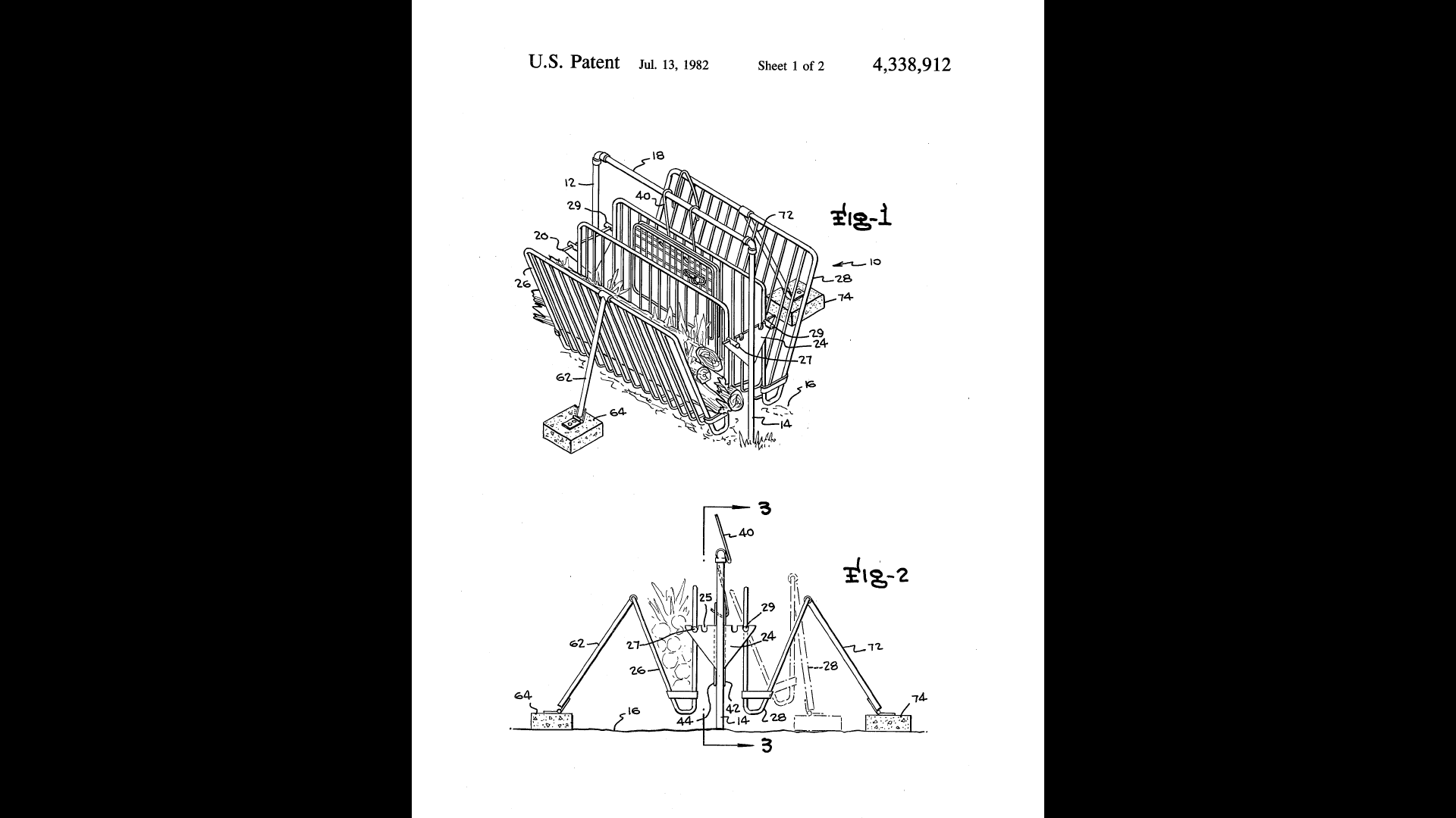 Tom Gaskins Patent No. 4,338,912
