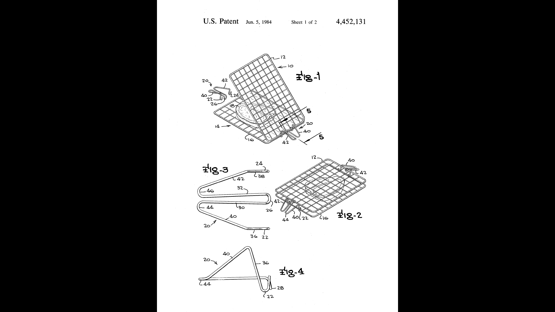 Tom Gaskins Patent No. 4,452,131
