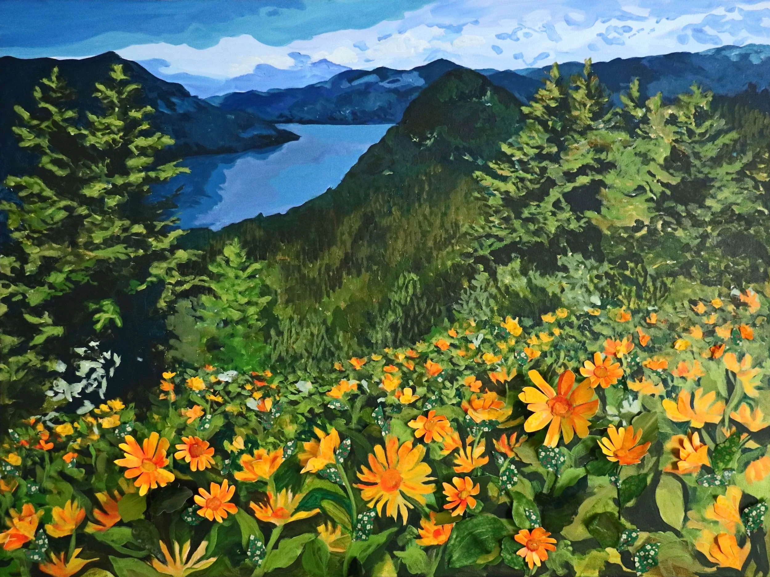Dog Mountain in the Spring