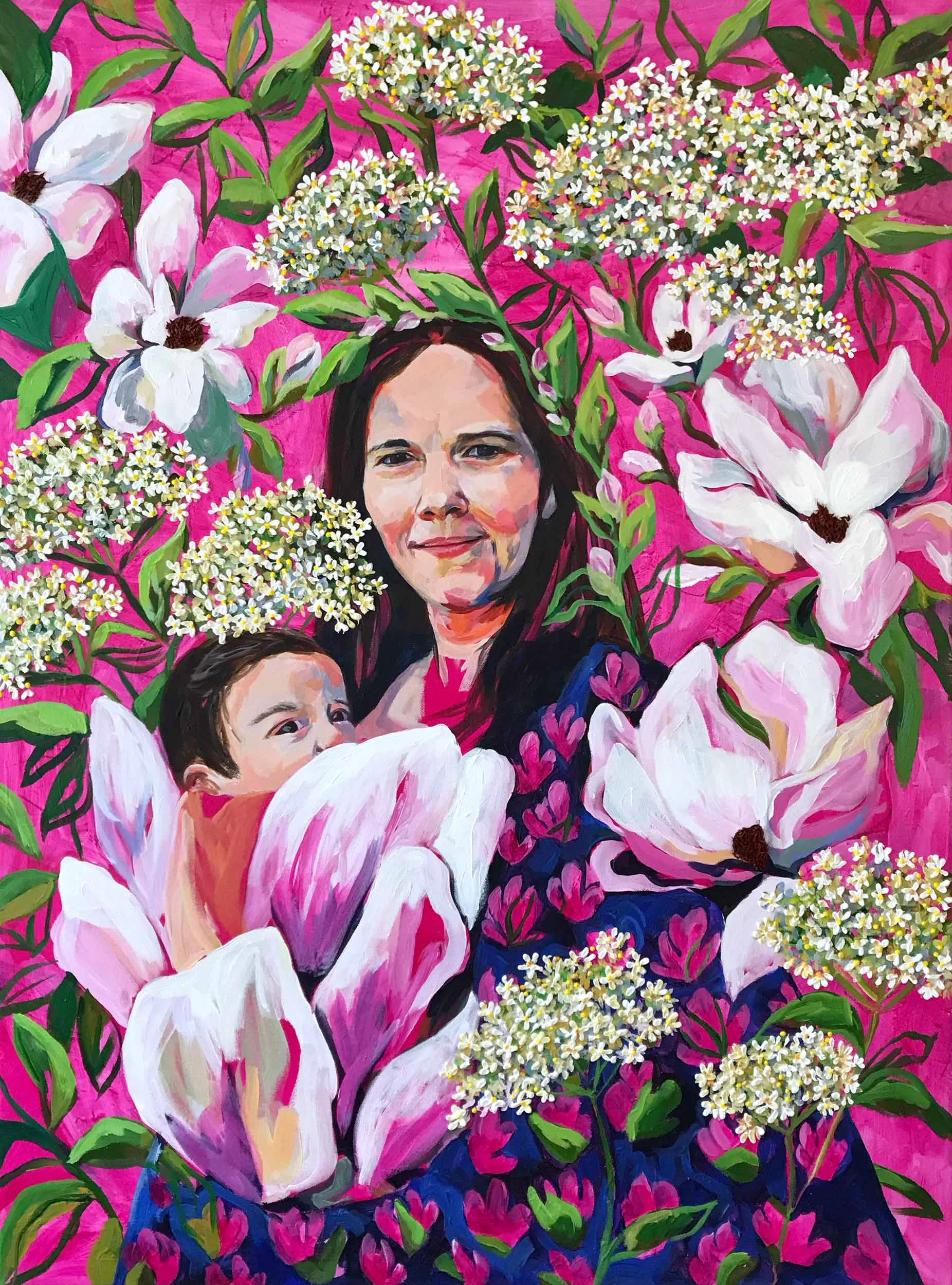 Motherhood in full bloom