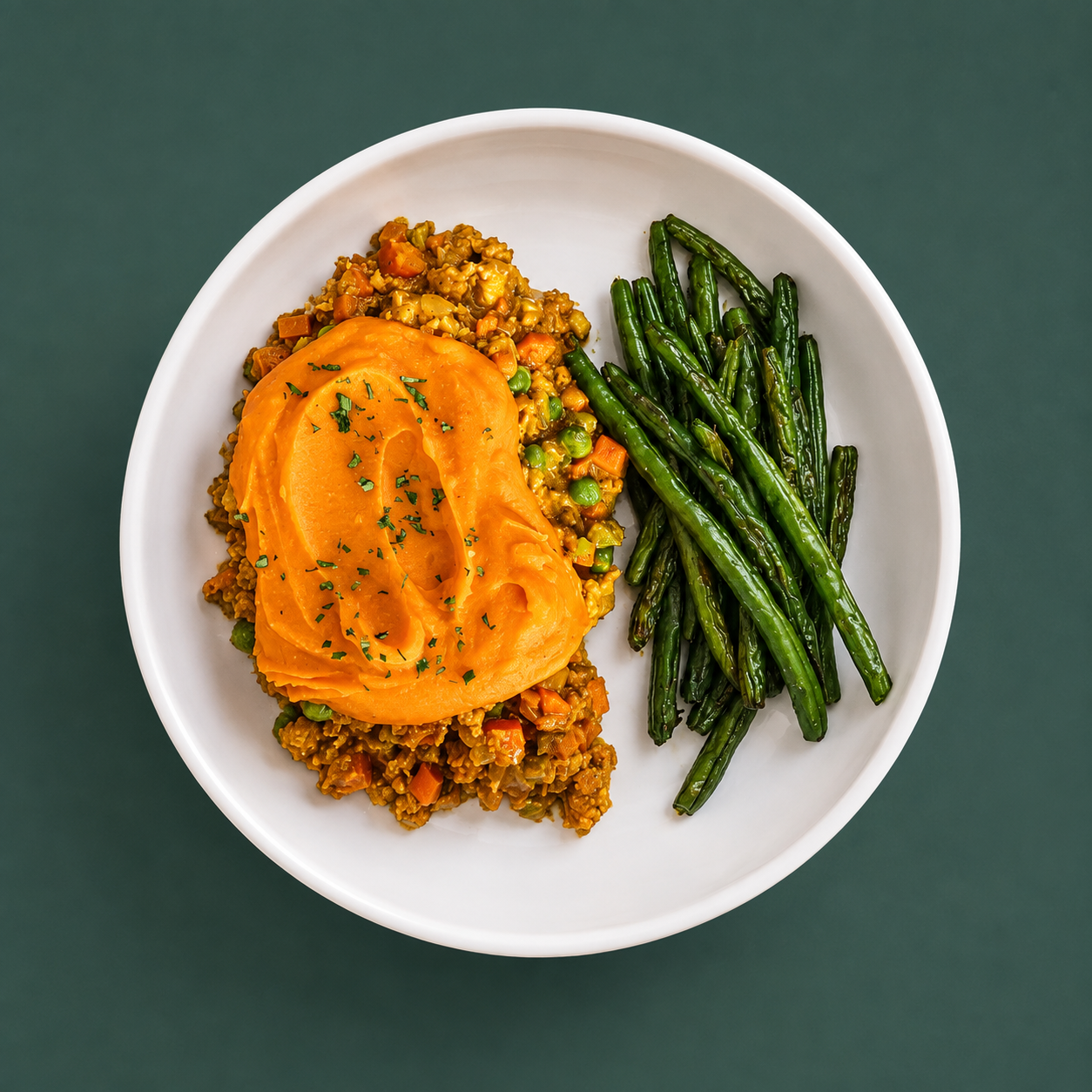 Curry Sweet Potato Shepherds Pie