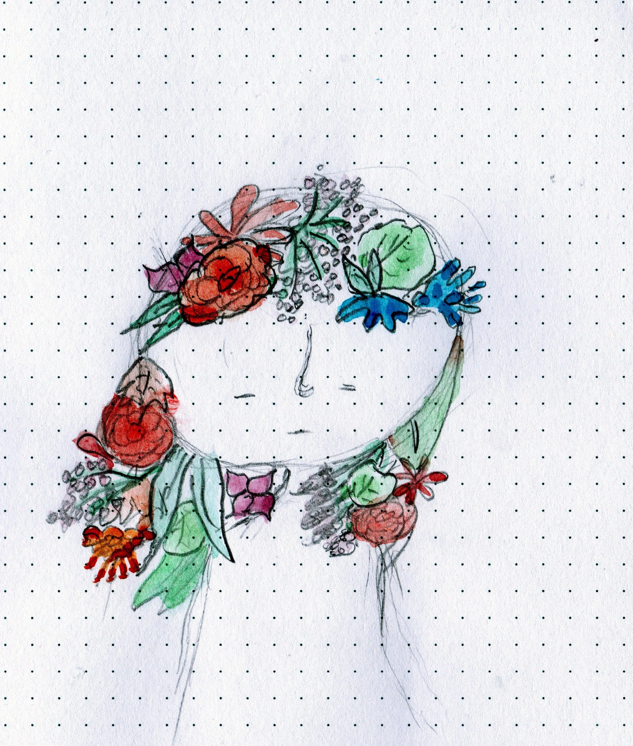 Watercolour person