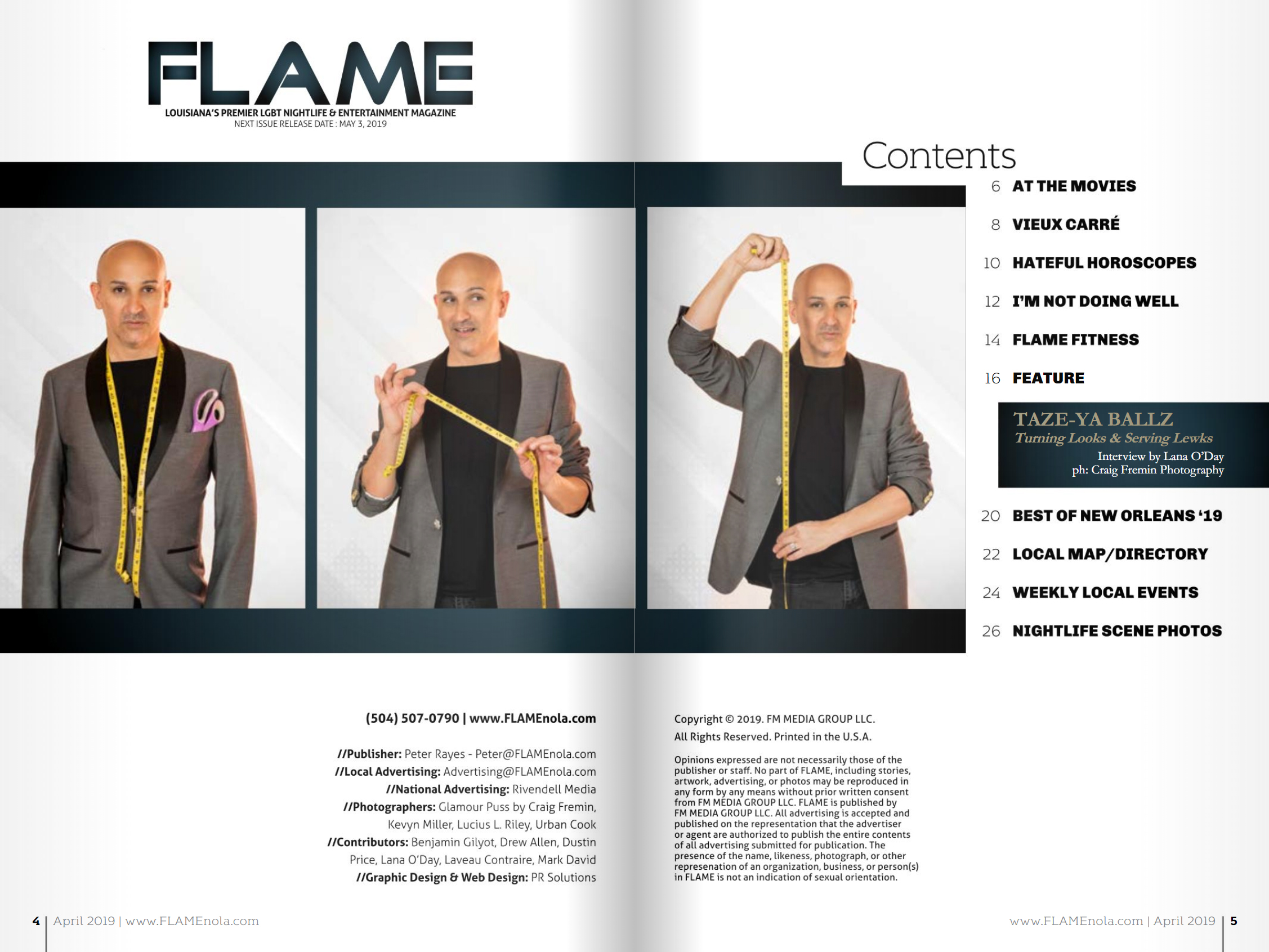 FLAME Magazine | April 2019 | New Orleans