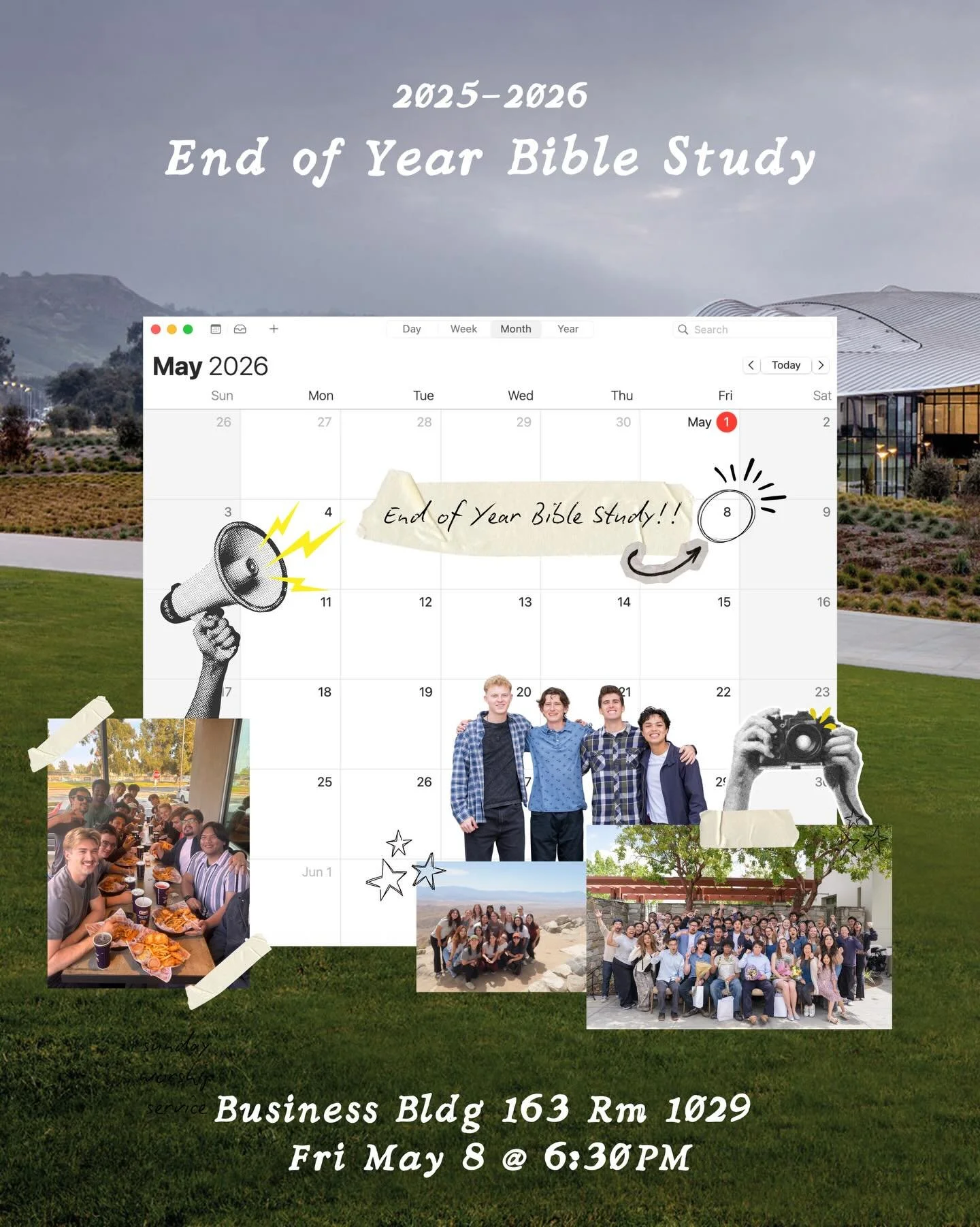 We&rsquo;re having our end of year Bible study this Friday!! Join us as we look back on the year and see all that God has done in A2F! See you there 😎

📍business building 163 Rm 1029
⏰ 6:30pm