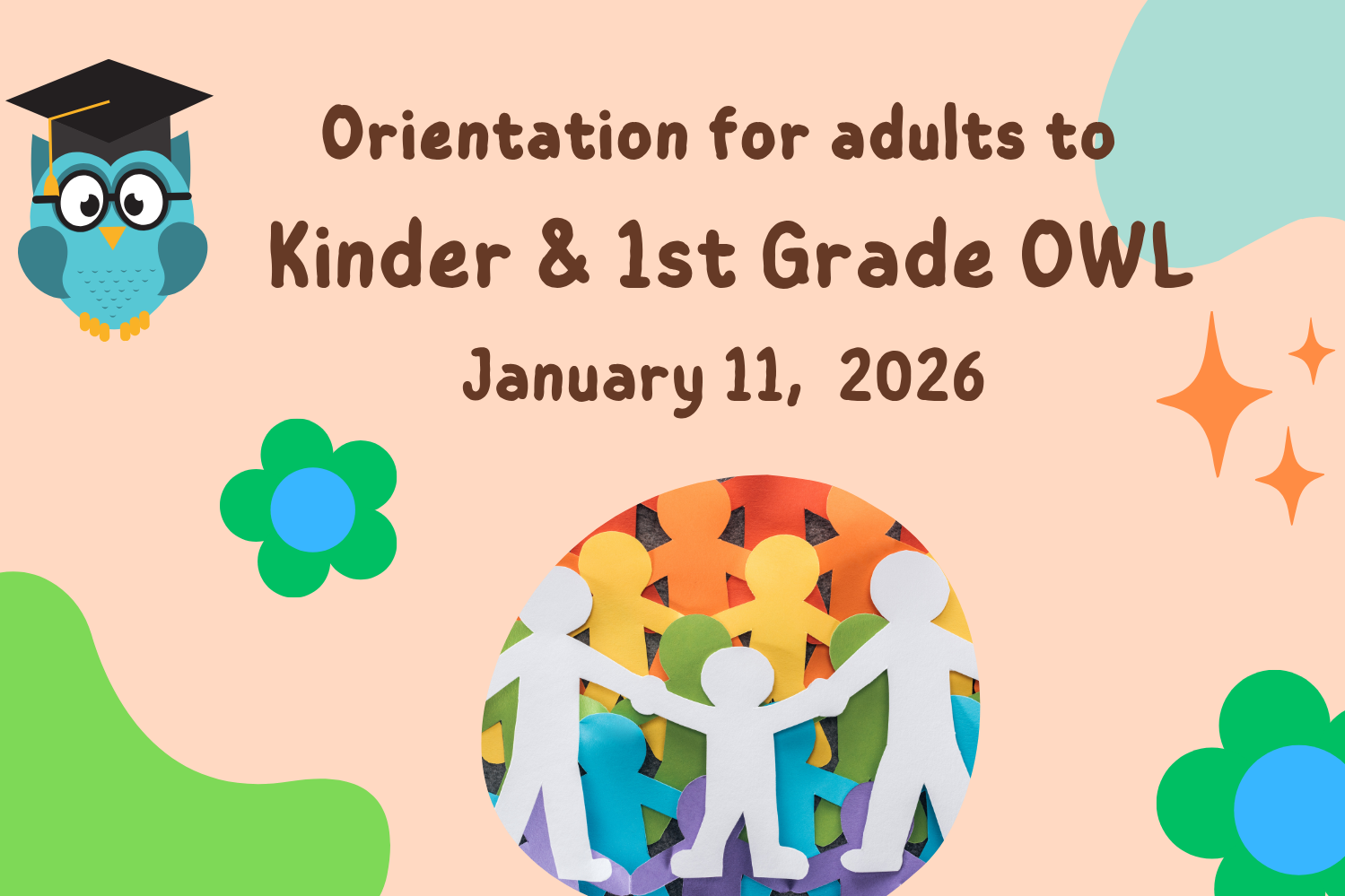 Kinder & 1st Grade OWL orientation for adult family members