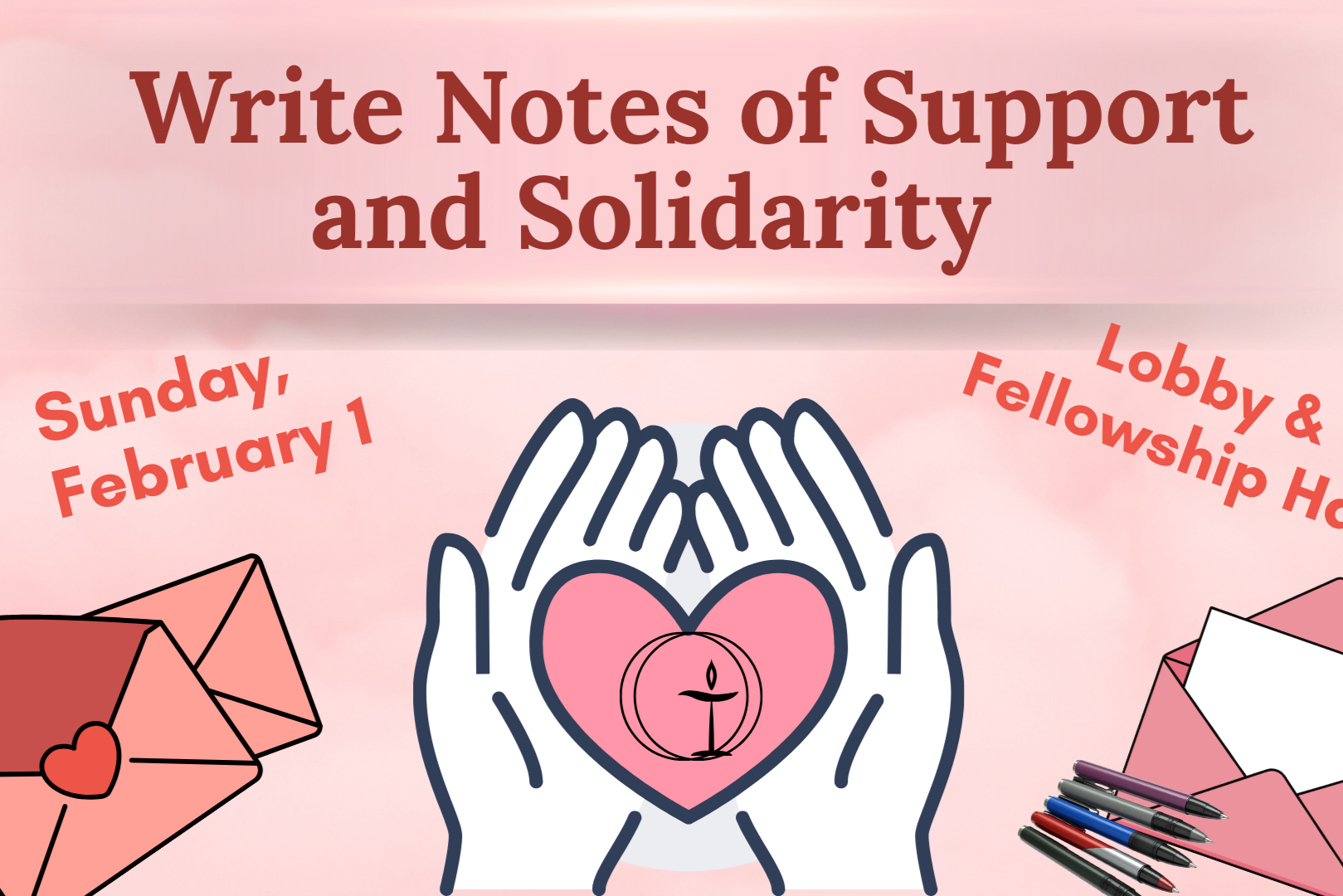 Notes of Solidarity and Support 