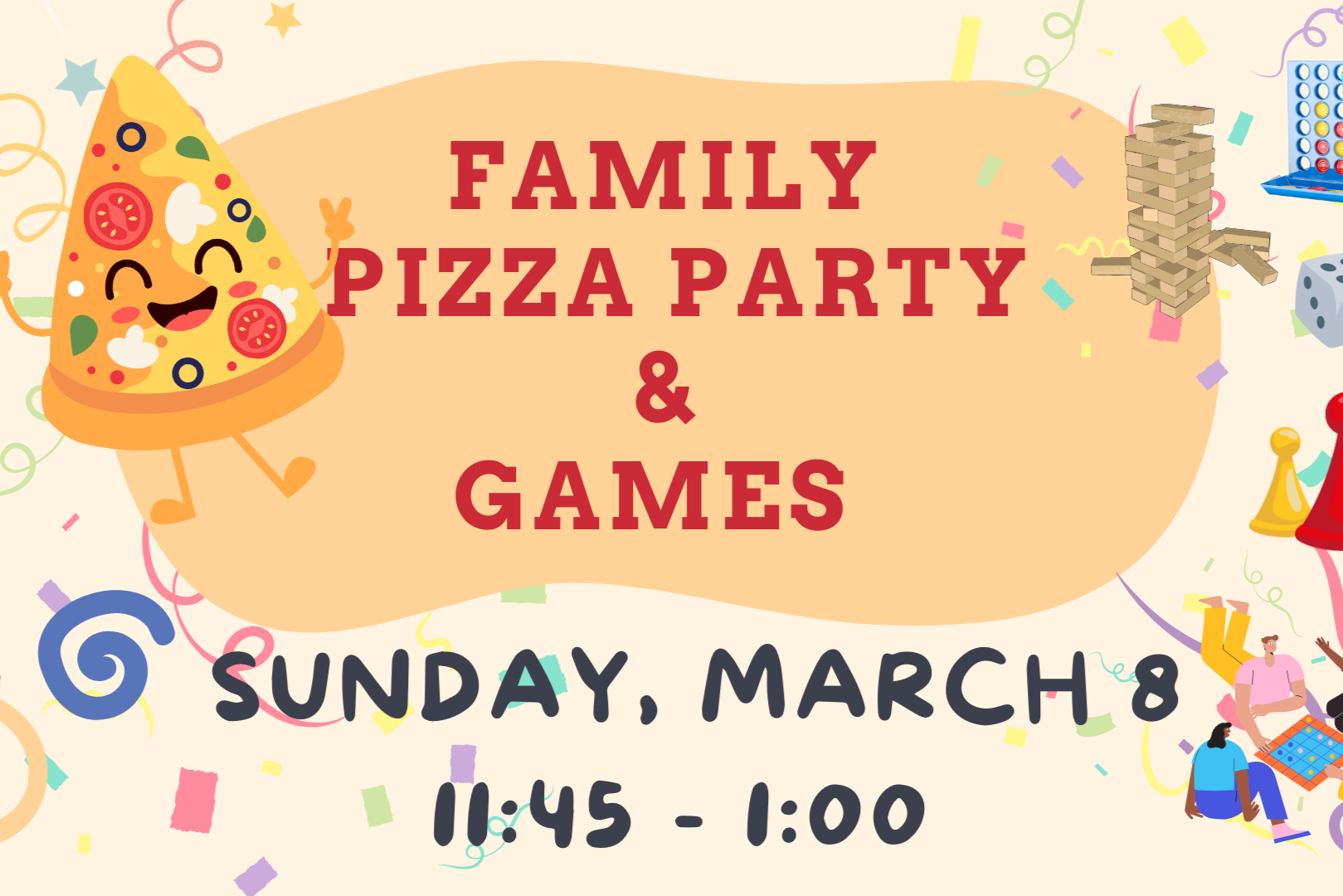 Family Pizza &amp; Games Lunch 