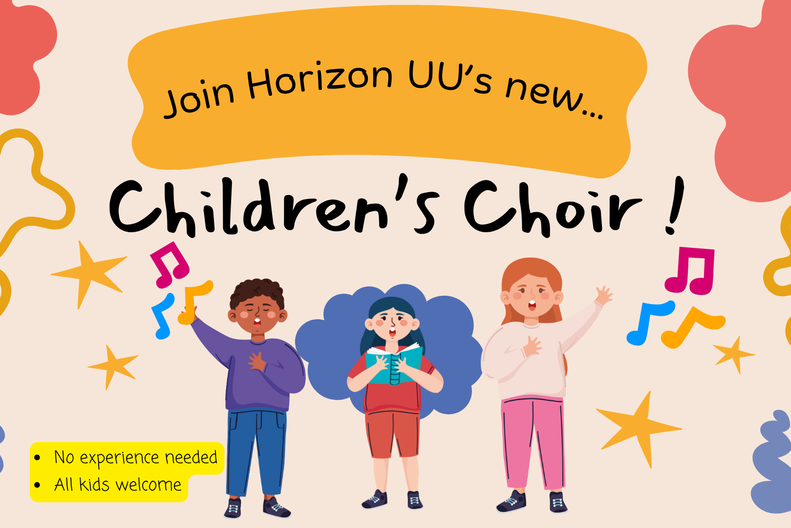 Sign up your child for Children's Choir 