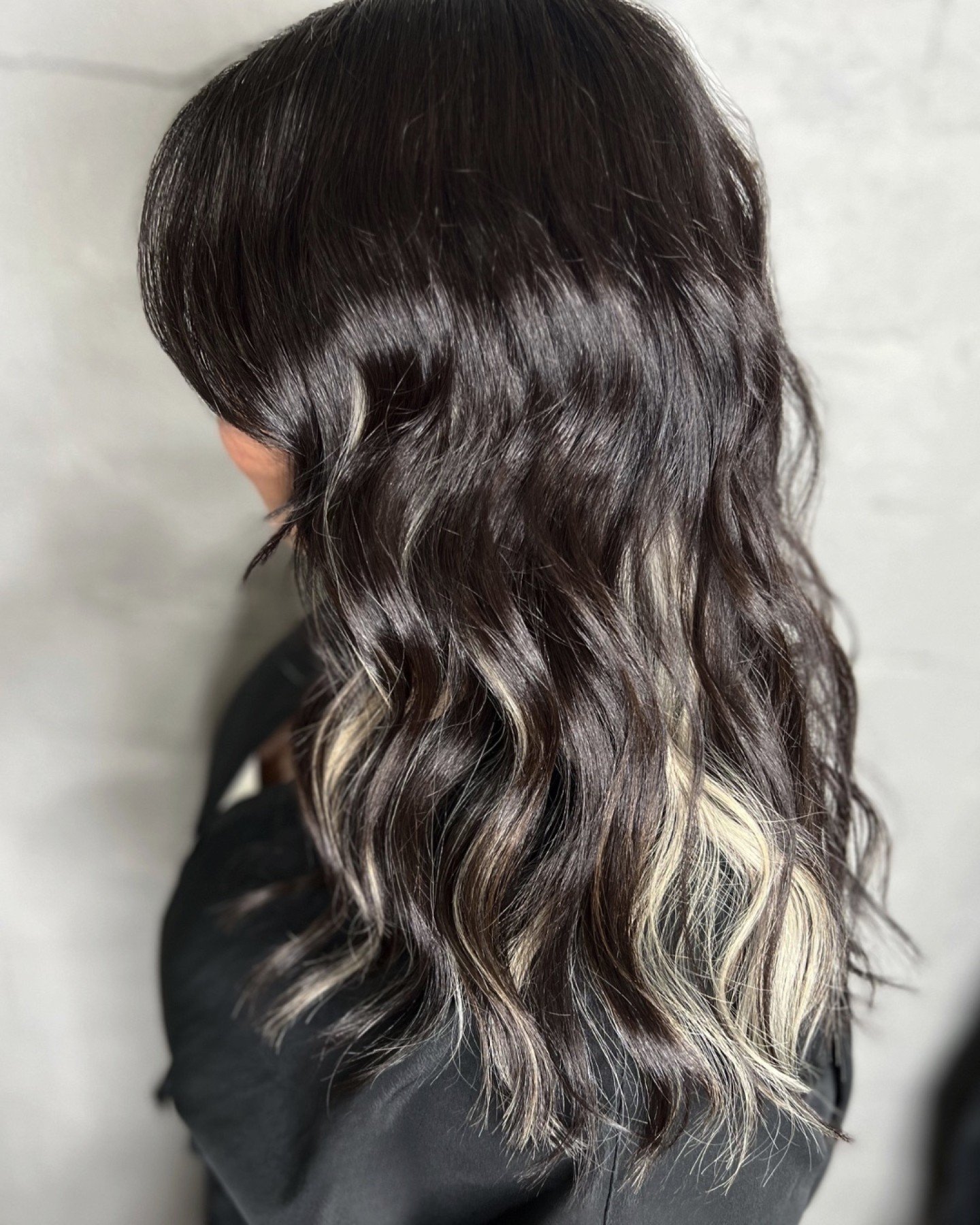Magic, high-contrast color for Nicole 🖤🤍🖤 @nicoledestroyer