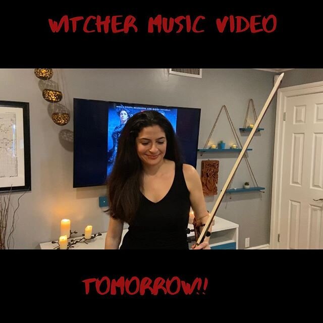 Recorded some music videos with @sonya_belousova and Giona Ostinelli and will share the first one tomorrow! What&rsquo;s everyone&rsquo;s fave Witcher song? @witchernetflix @netflix