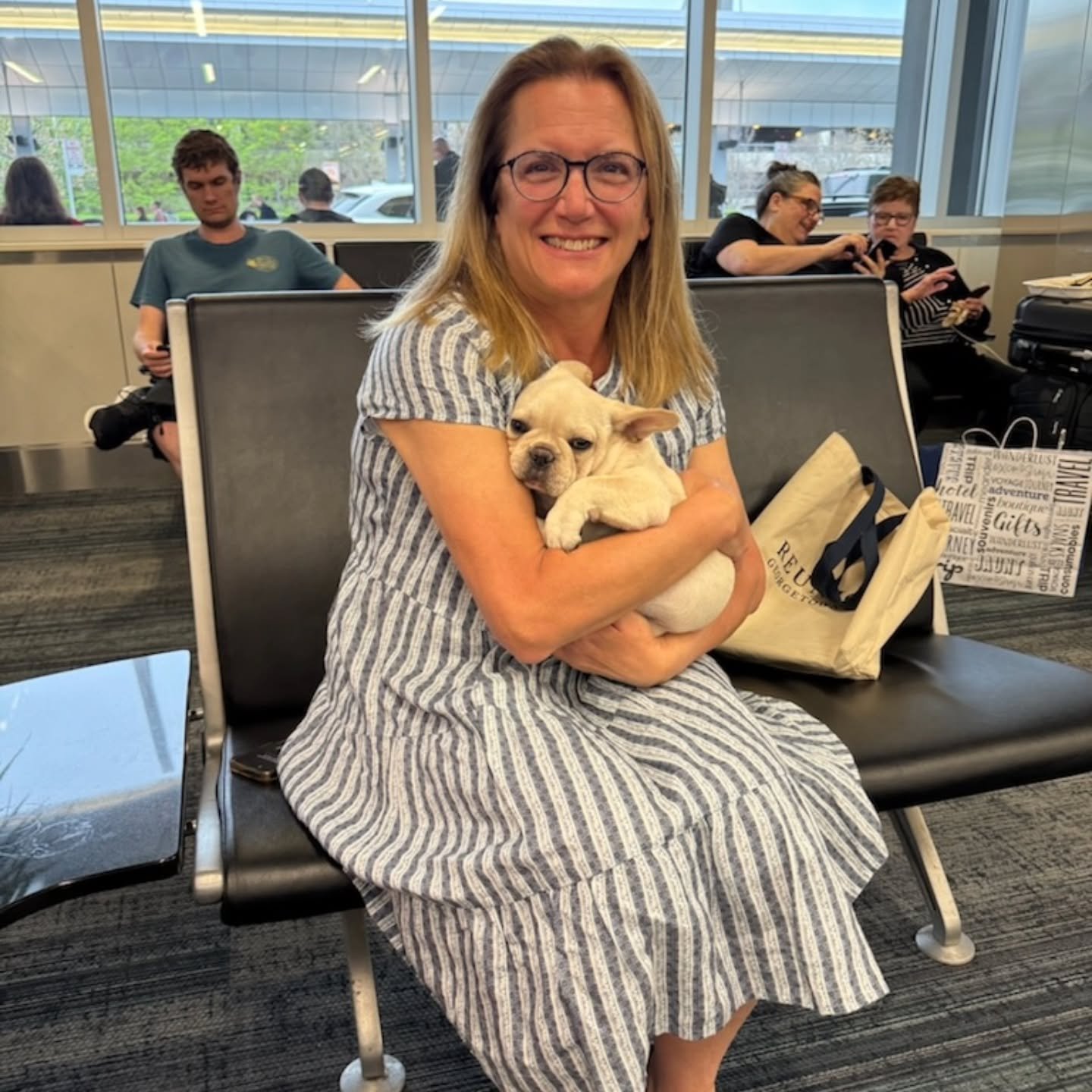 Congratulations and a special thank you to the O'toole family for taking home frenchie #2. 🐾 They got Bowie from us in 2018 and just welcomed his new baby brother named Ringo. 💙 He seems to be fitting in well so far. Thanks again to Omar @luv4frenc