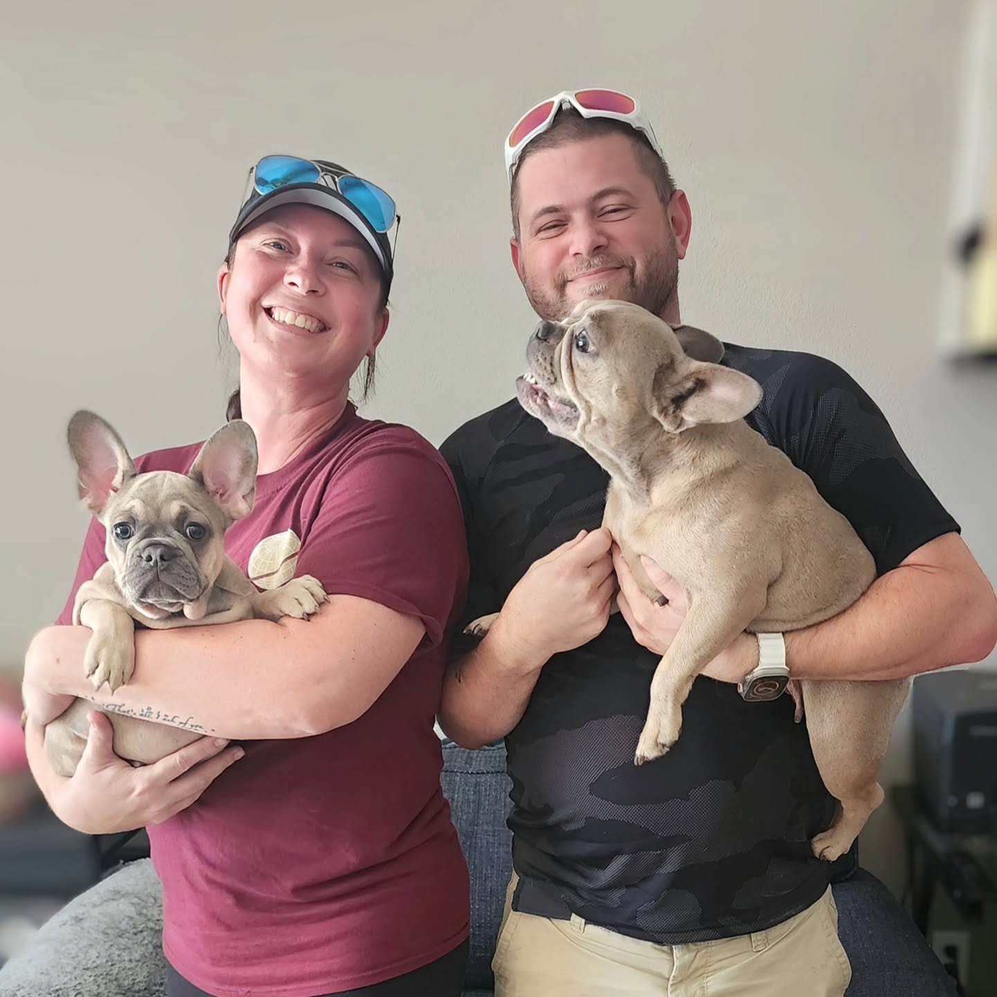 Congratulations to the Pritchett Family taking home our sweet baby girl from Koda and Pork Chop's litter. They named her Winnie. 🩷Welcome to our Top Paw Frenchie family. We hope you have a wonderful Easter weekend getting to know her. 🐣
.
.
.
#fren