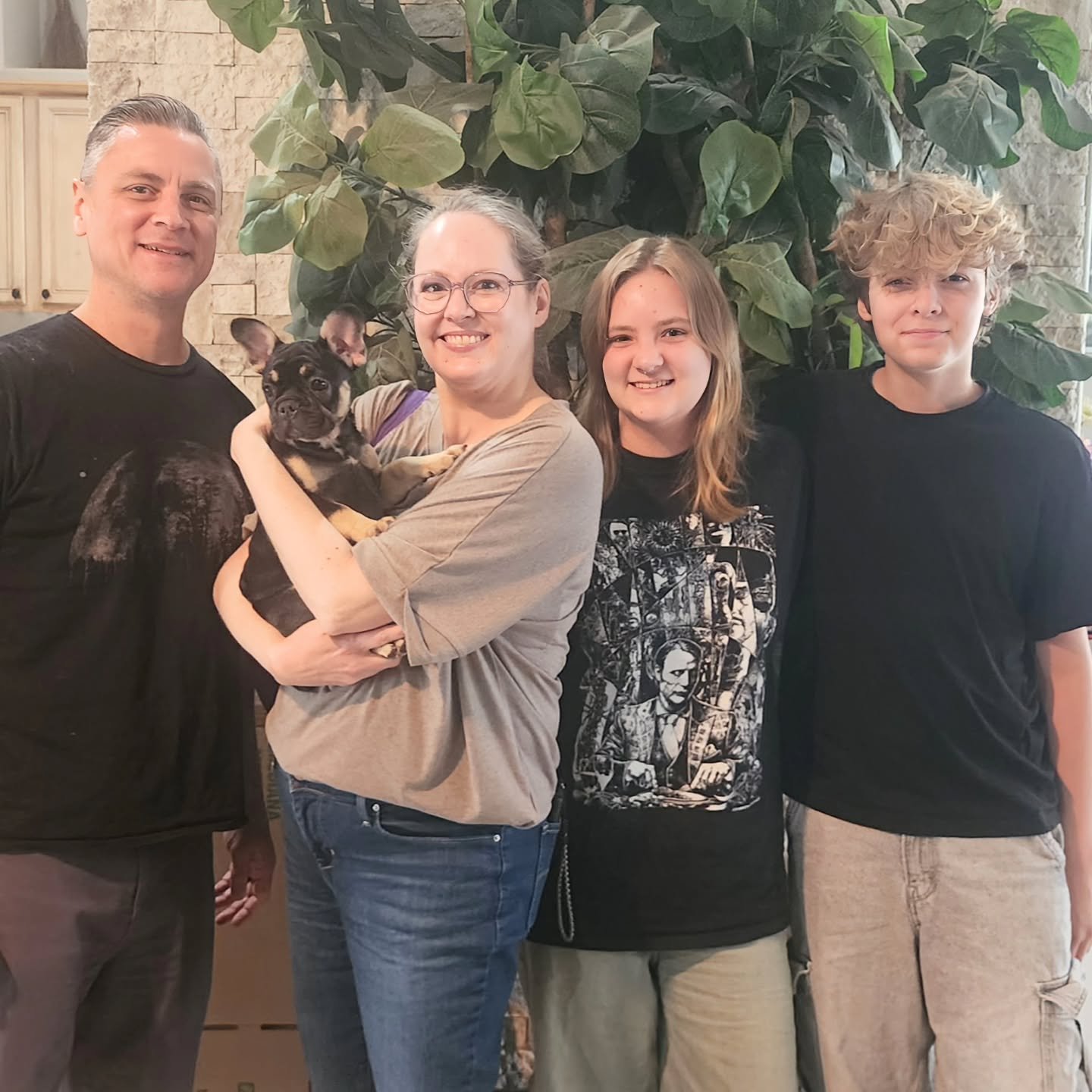Congratulations to the Frankenberg family for taking home our sweet baby girl whom they named Louise. 💓 Looks like she's settling in just fine. 🙏 Thank you Ashley for taking the drive to come meet her and make her yours. I'm always here if you need
