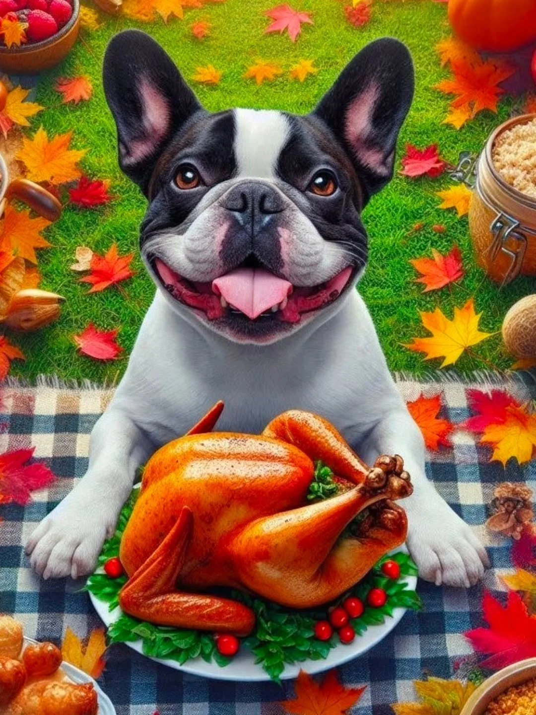 🦃🍁 Happy Thanksgiving from our Frenchie family to yours!
Full bellies, warm snuggles, and extra treats today.
Hope your day is filled with love, gratitude, and lots of Frenchie kisses! 💛🐾
#Thanksgiving2025 #FrenchieLove #Thankful