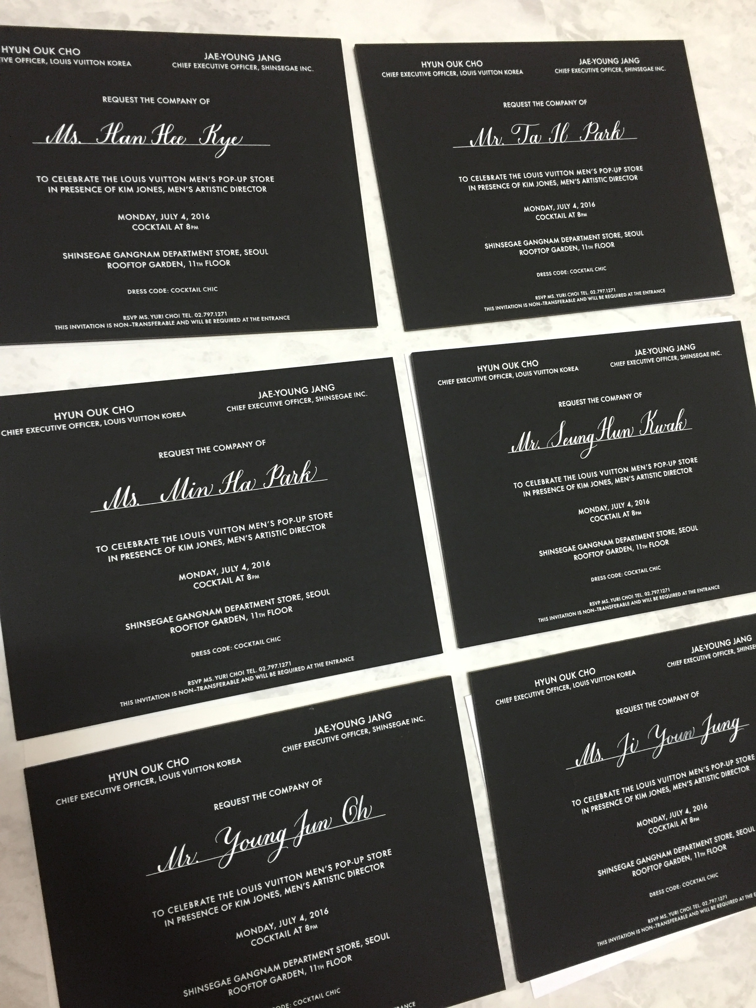 Louis Vuitton Invitations 