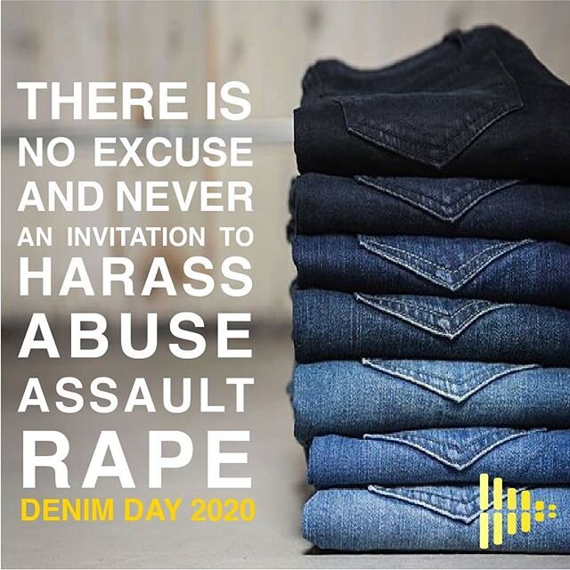 Post your denim picture to stand against sexual violence.
.
Denim Day is a local campaign to bring awareness to victim blaming and destructive myths that surround sexual violence has grown into a movement. As the longest running sexual violence preve