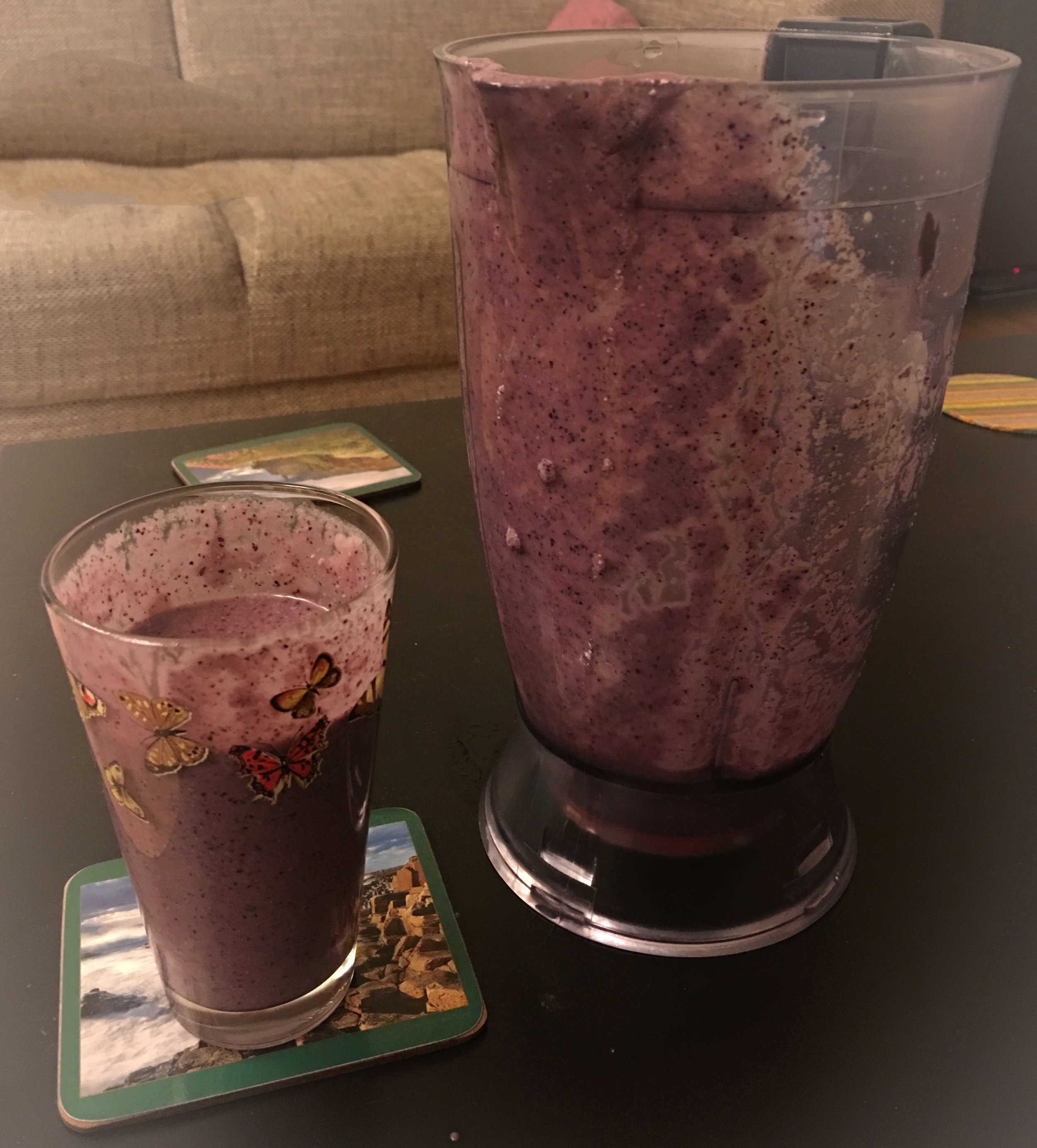 Blueberry smoothie