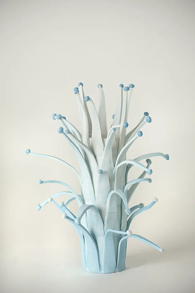  Blue Ombré 2017 Porcelain and feldspar 280x140mm   