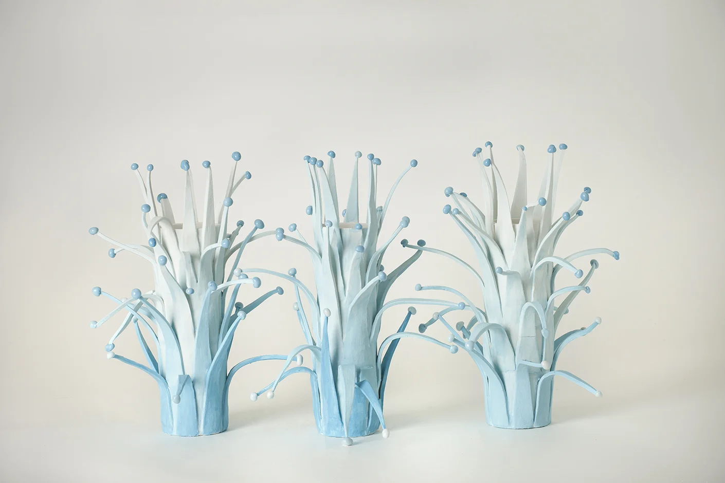  Blue Ombré 2017 Porcelain and feldspar 280x140mm   