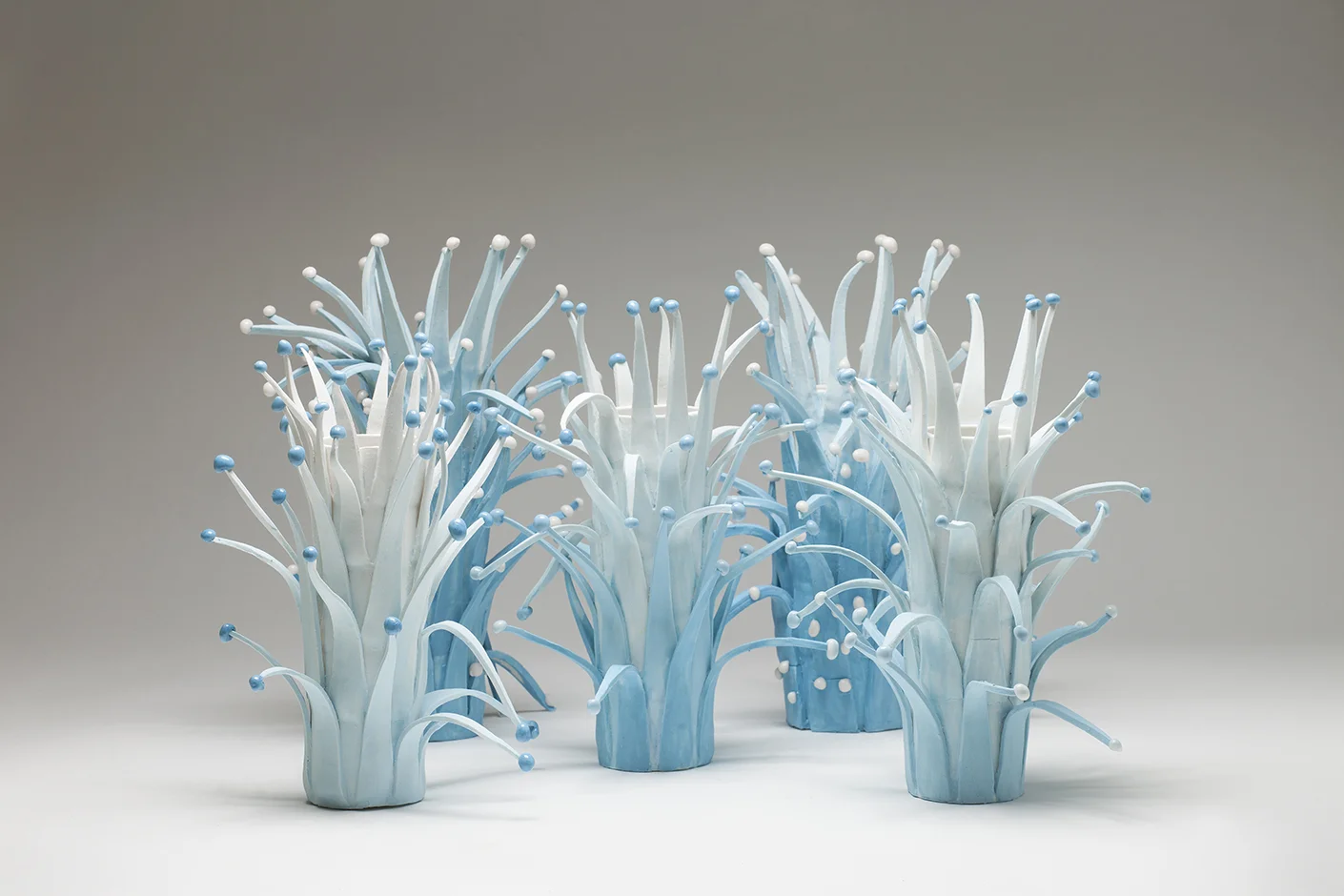  Blue Ombré 2017 Porcelain and feldspar 280x140mm   