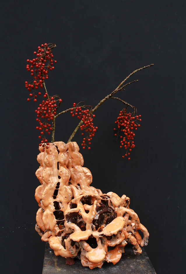  Earth to Earth 1 2017 Martin Clay, Glaze 450x400x400mm   