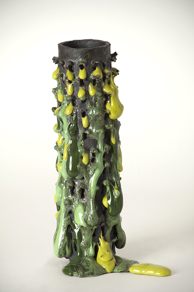  Green Spill 2016 Ceramic and glaze 410x150x250mm   