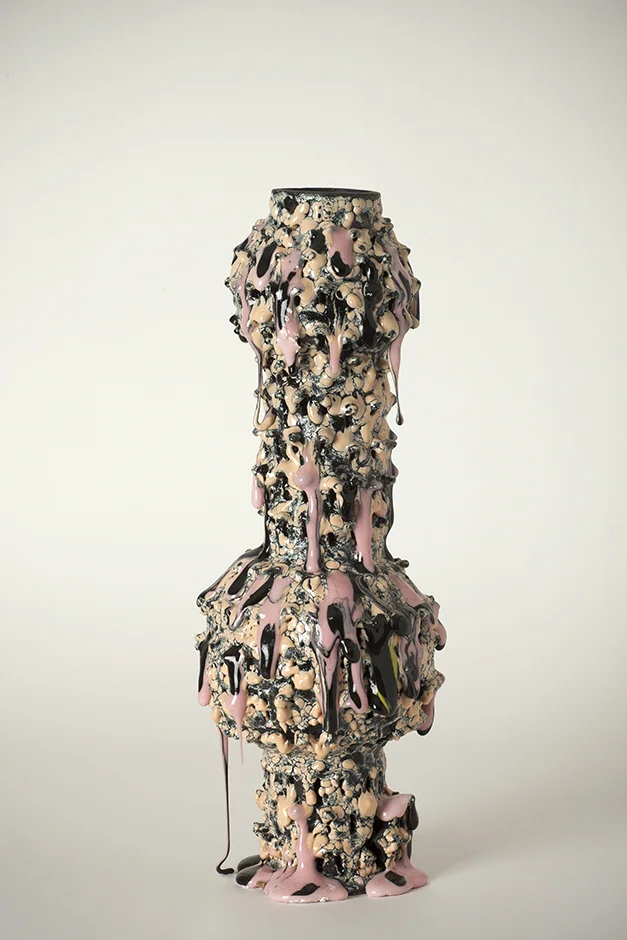  Pink Baroque Melt 2016 Ceramic and glaze 440x200mm   