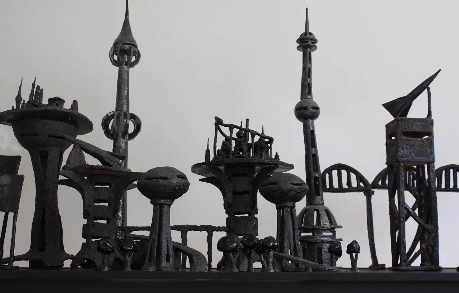 City of Soot 2014 - 2016 Ceramic. mirror, glass