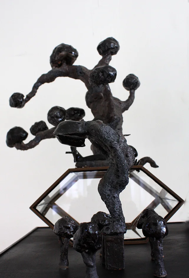 City of Soot 2014 - 2016 Ceramic. mirror, glass