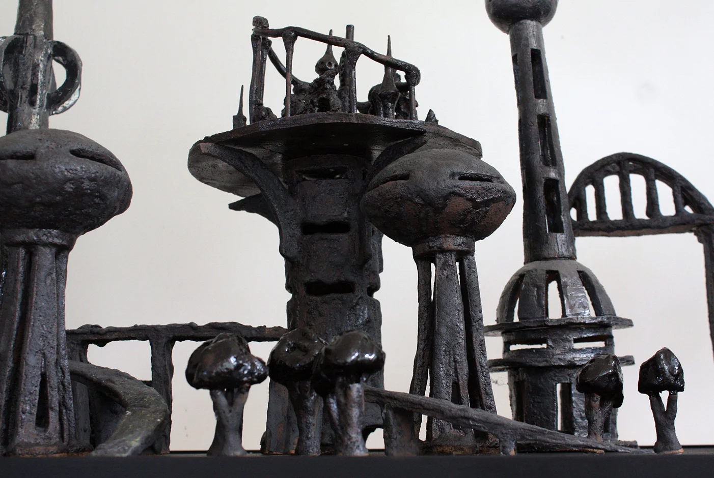 City of Soot 2014 - 2016 Ceramic. mirror, glass