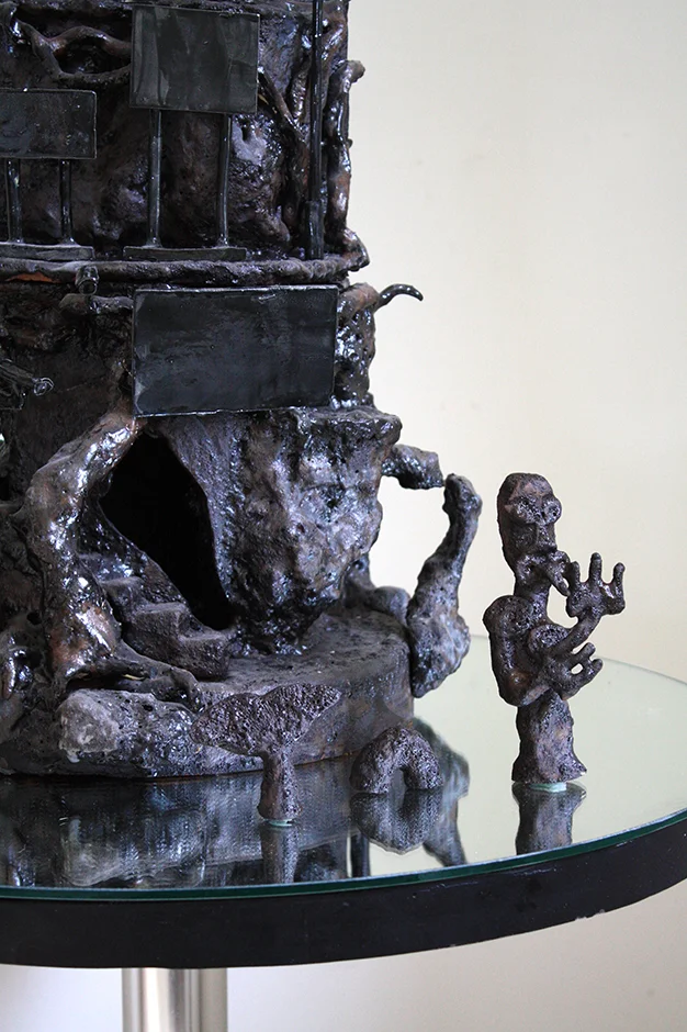 City of Soot 2014 - 2016 Ceramic. mirror, glass
