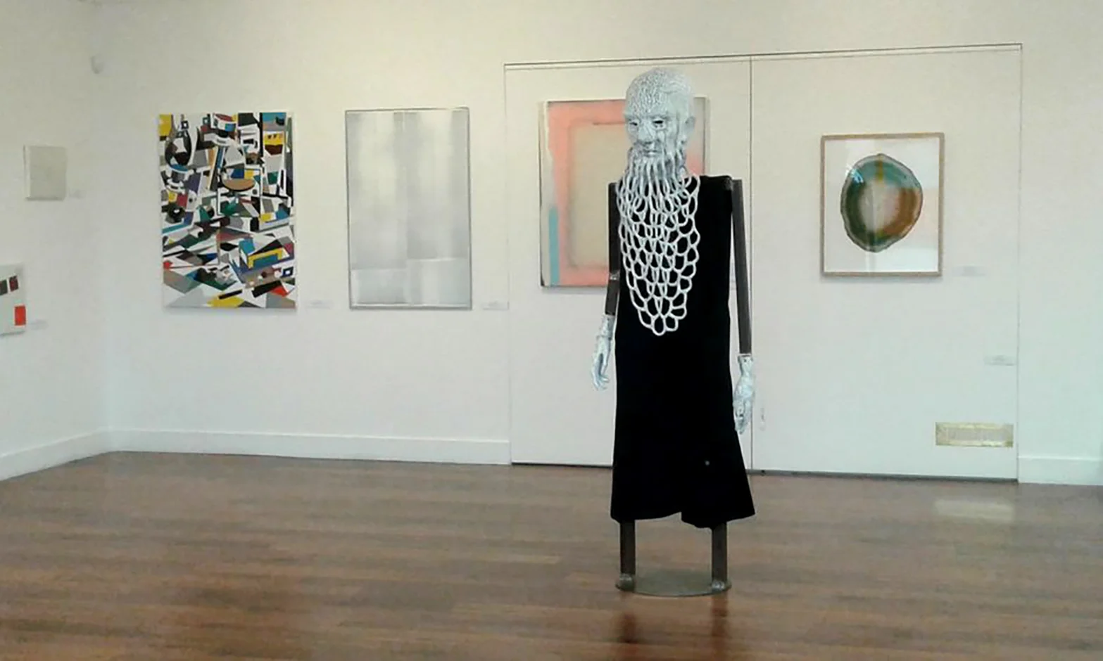 Lucky Man (with Rolex) 2015 Ceramic, steel frame, suiting cloth