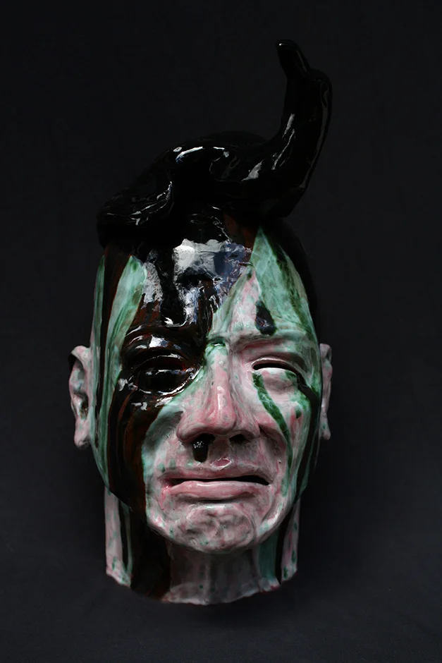  Weeping Man (Green and Pink) 2013   