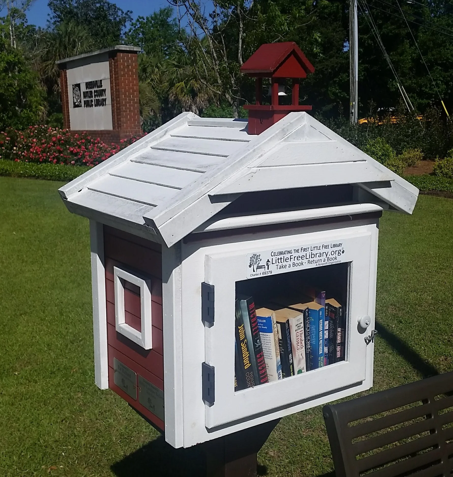 A little library in Greenville