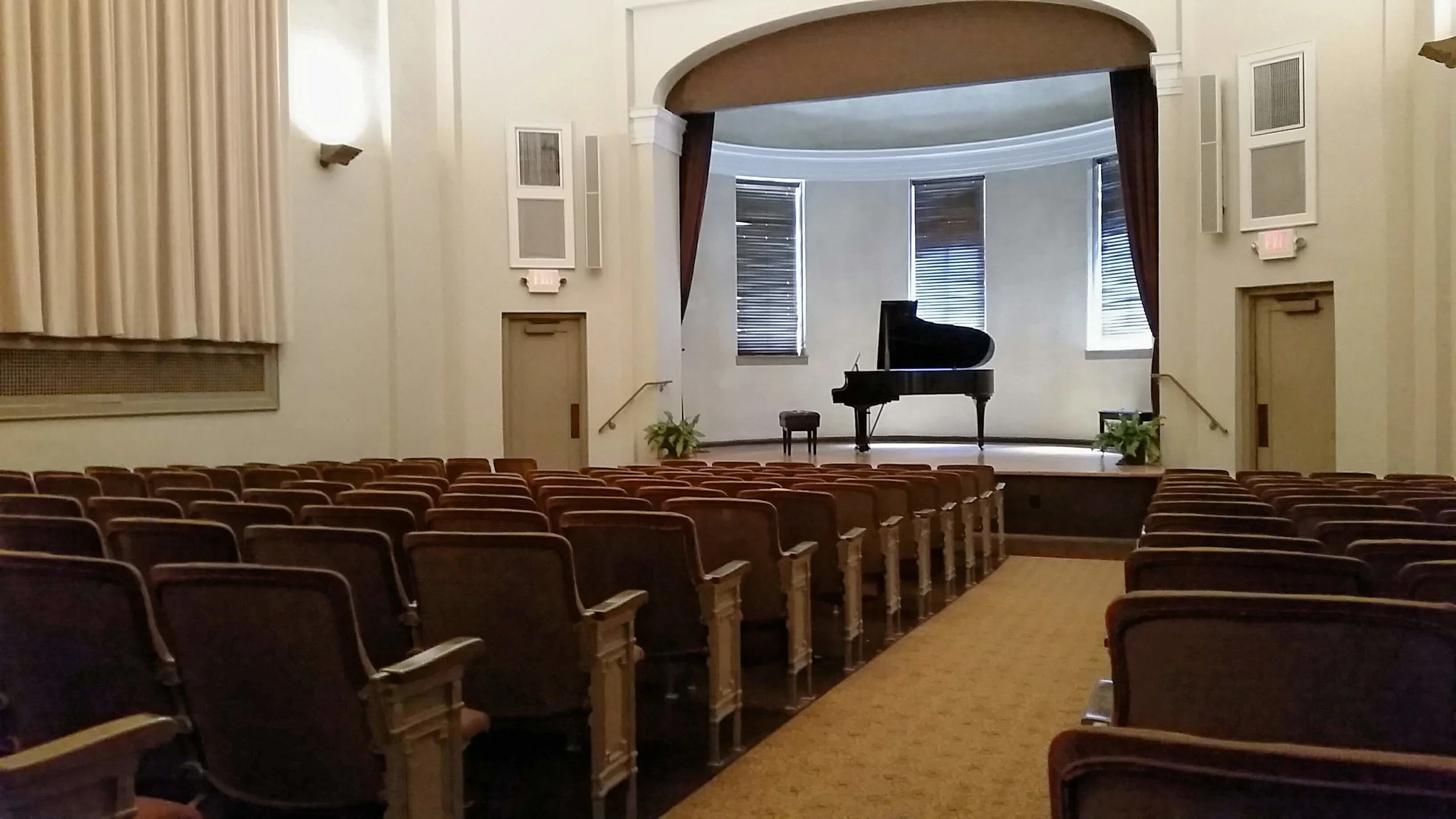 The Ben May Library’s beautiful theater