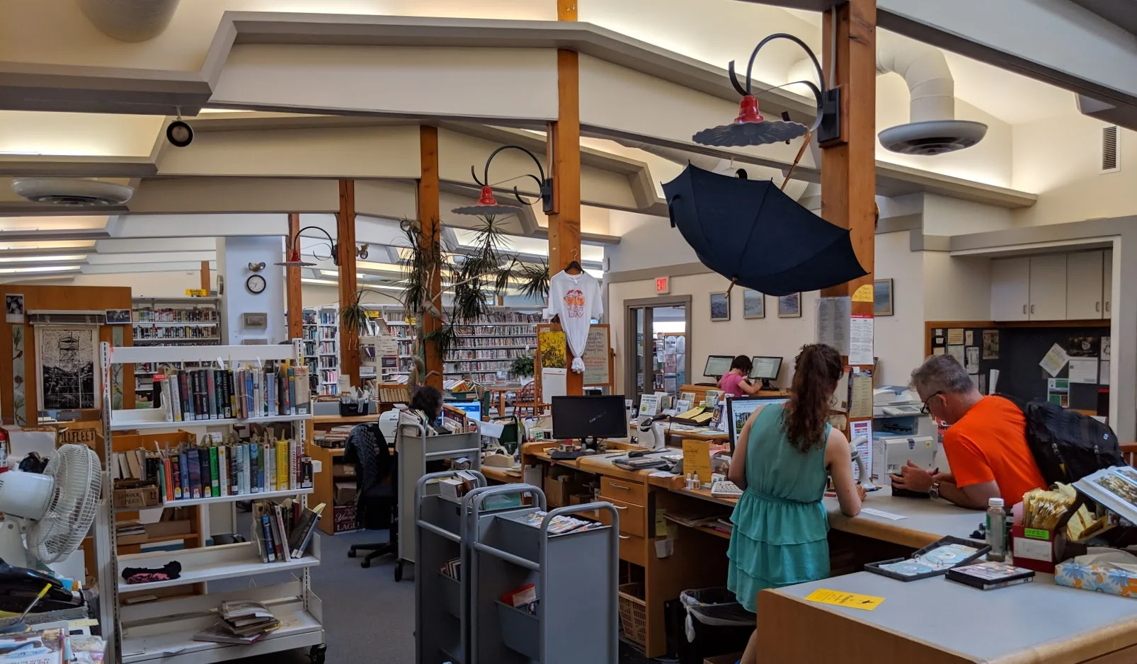 The Wellfleet Circulation Desk.