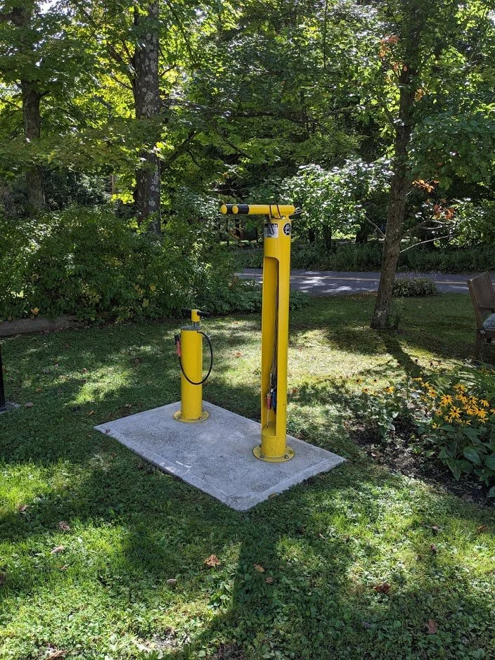 With air and tools, Egremont really goes the extra mile for bicyclists.