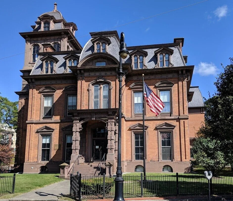 The beautiful North Adams Library.