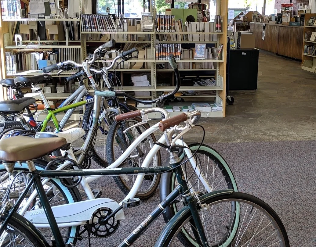 Bikes and Books in Fitchburg.