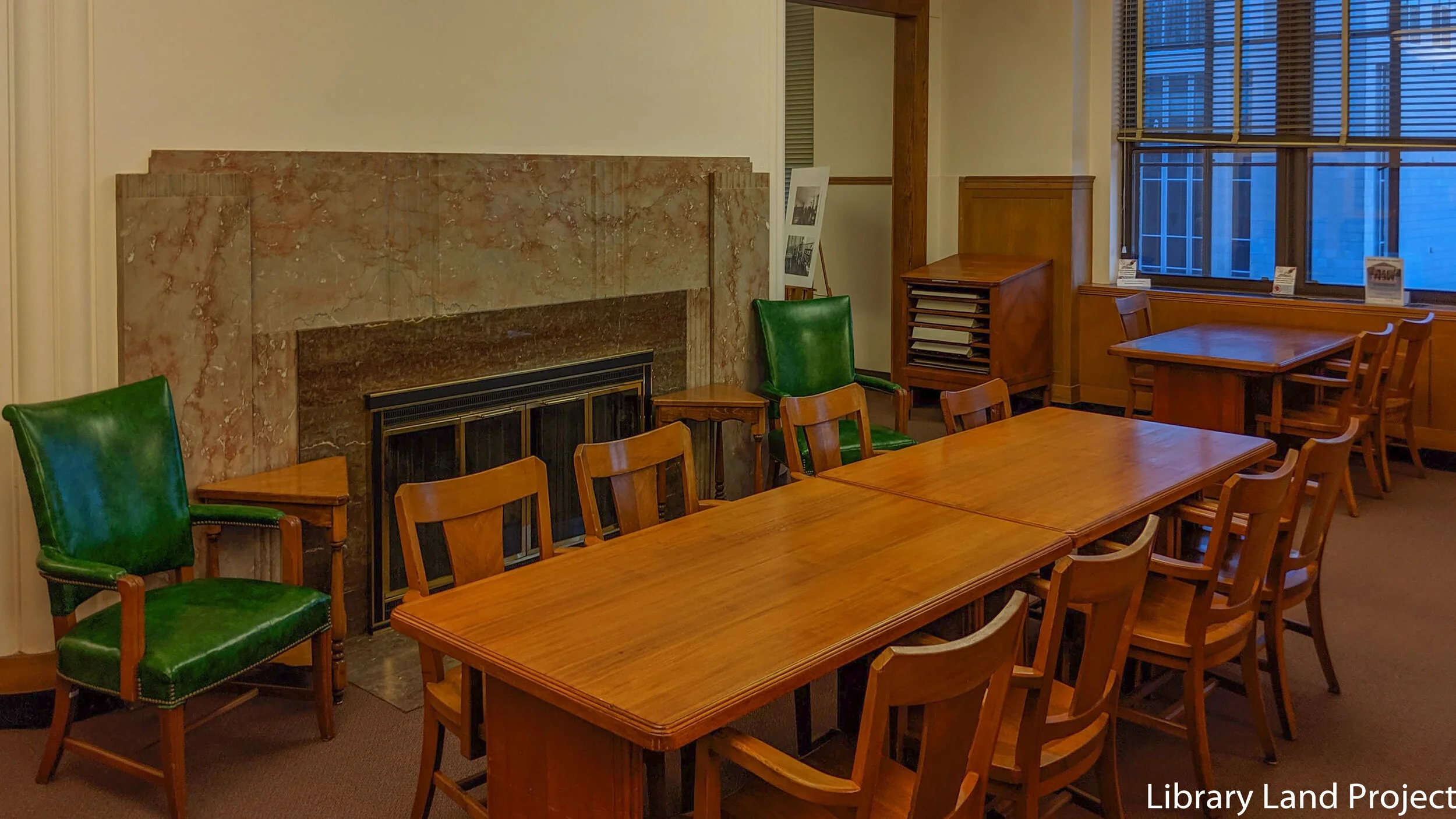 A meeting room at the Central Library of Rochester and Monroe County, Rochester, New York
