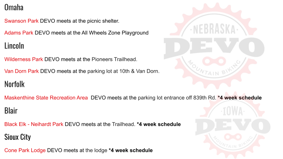 2026 DEVO locations