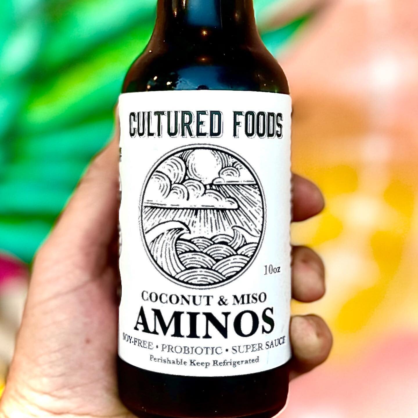 Now available @obpeoplesorganicfoodmarket These aminos have been a staple at our farmers markets! Hoping to add these to our other retail locations in the coming weeks! Also, these are now 10oz bottles! Twice the goods! Thanks for all the local suppo