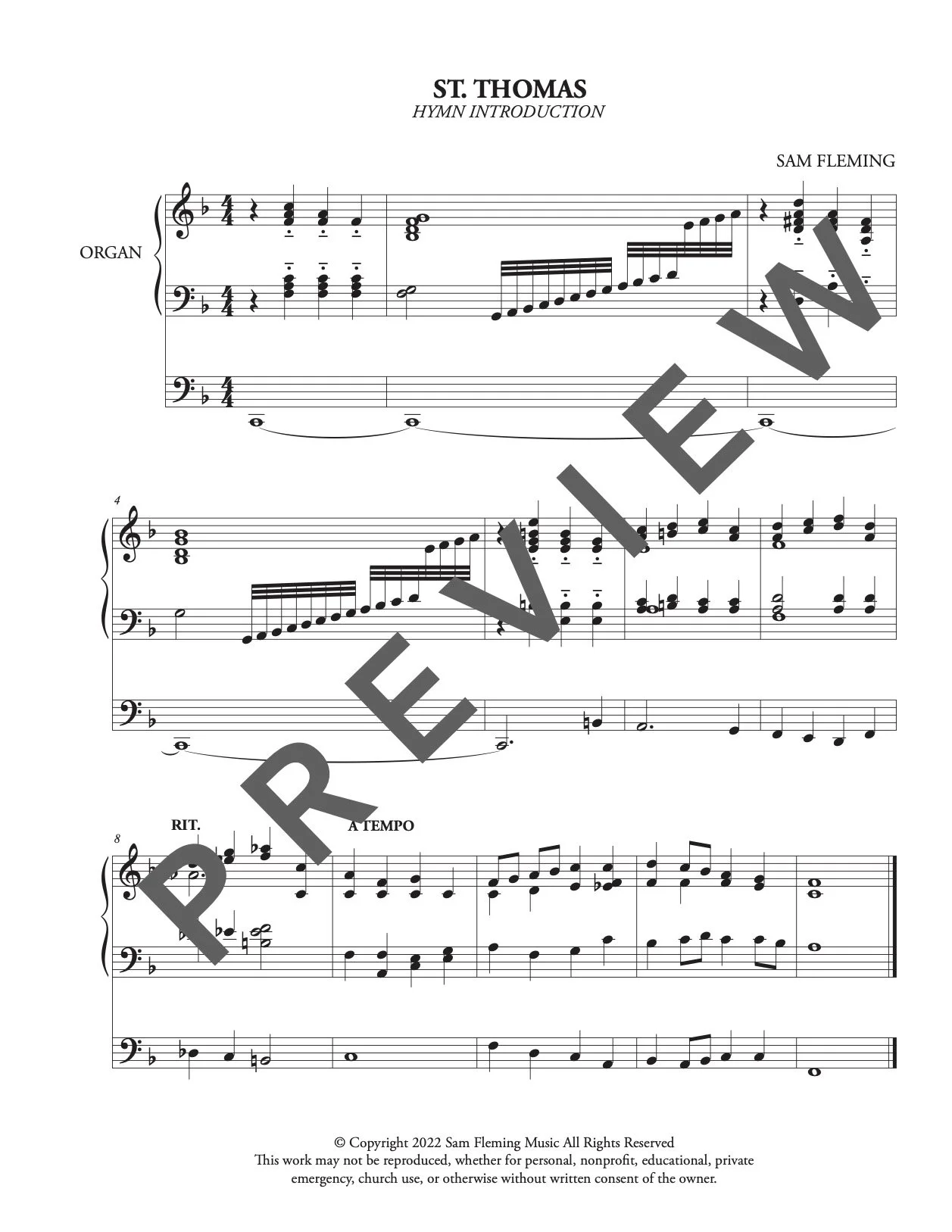 ST. THOMAS (Come We That Love the Lord) Hymn Introduction