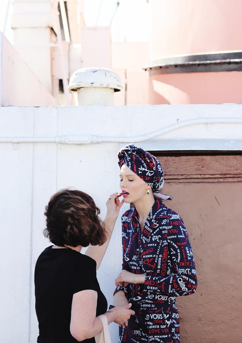 trina turk | spring 2019 shoot BTS content